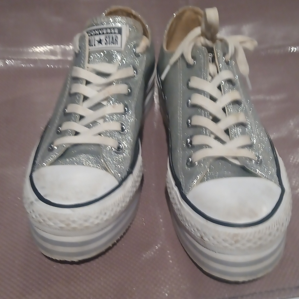 Converse All Star Women's Sparkling Sneakers - Gray
